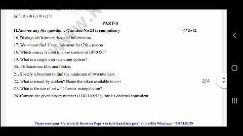 11th Computer Science Revision Exam Model Question Paper 2022/SD academy