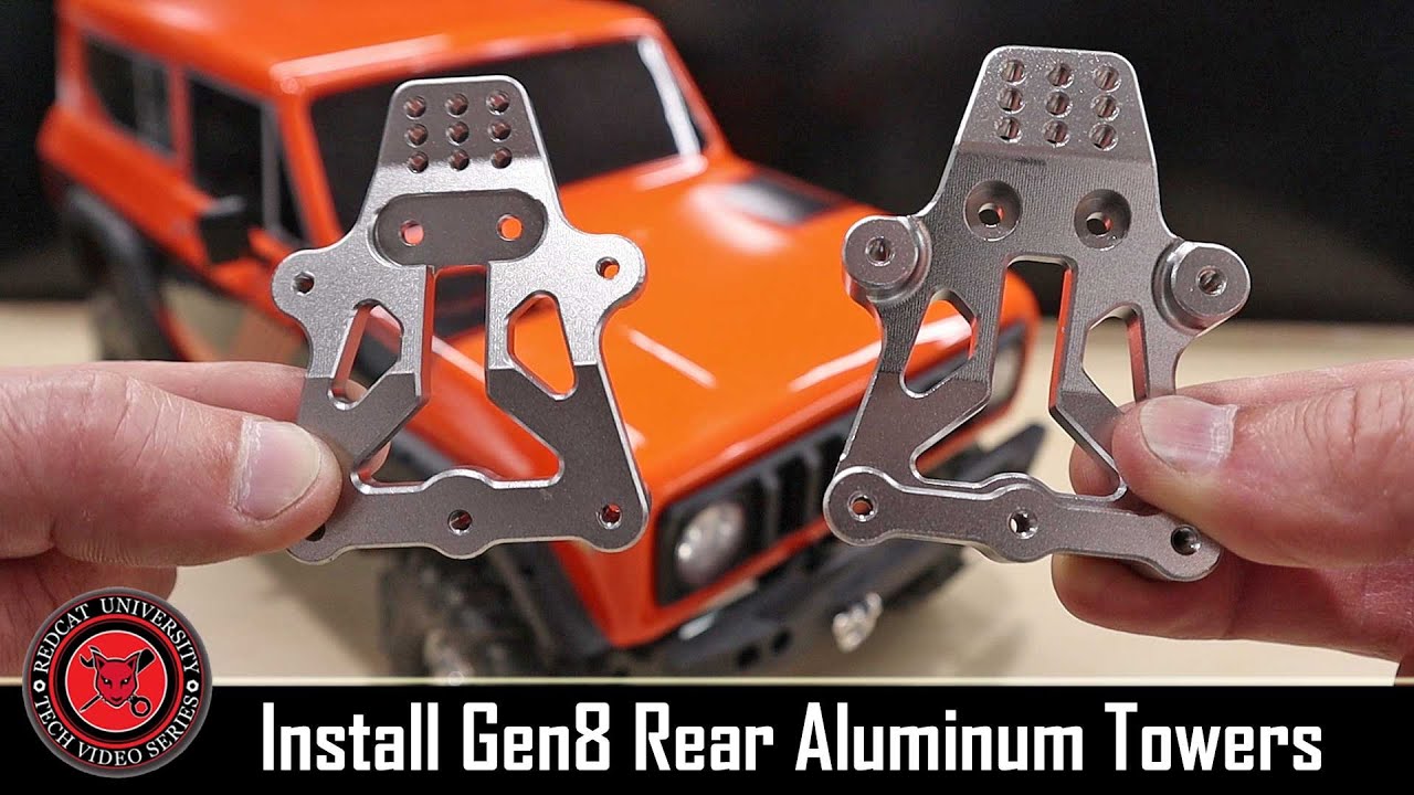 Redcat Racing Aluminum Rear Shock Tower Replacement Part - Compatible With Rampage XR, XB, XT & More