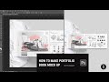 How to make portfolio book mock up in photoshop free mock up available