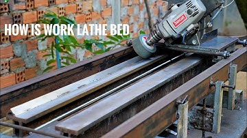How Is Work Planer Blade Sharpening For Homemade Lathe Rails #part3
