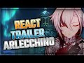 Ce courtmtrage est fabuleux   react du trailer darlecchino  genshin impact