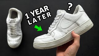 NIKE AIR FORCE 1 LOW AFTER 1 YEAR OF WEARING