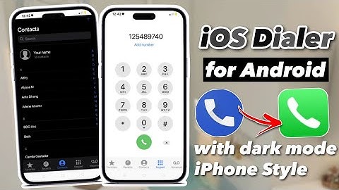 iOS Phone App (iOS Dialer) on Android