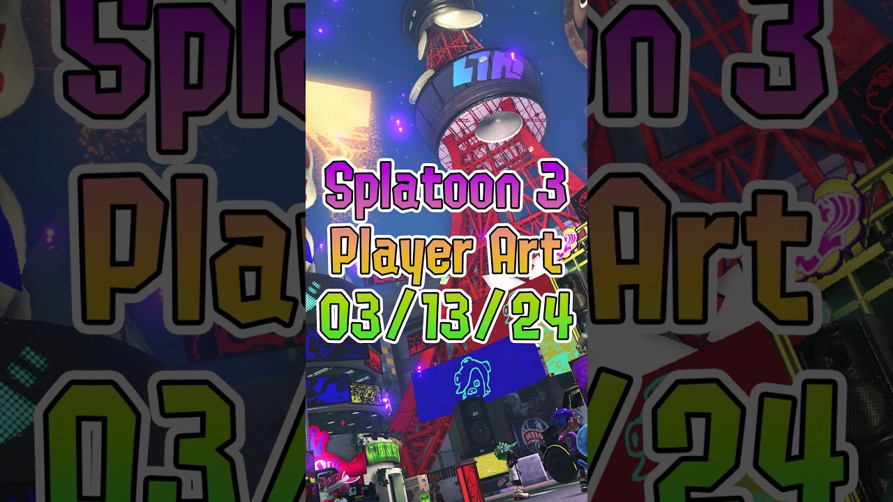 Splatoon 3 Player Art - 03/13/24 