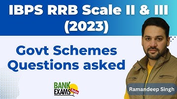 IBPS RRB Scale II 2023: Govt Schemes Questions asked in Real Exam