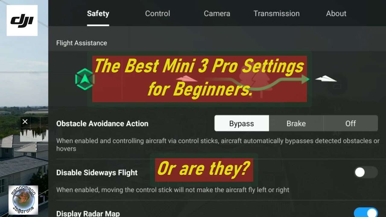 THE BEST DJI MINI 3 PRO SETTINGS FOR BEGINNERS. OR ARE THEY? - YouTube