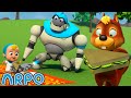 ARPO the Robot | Squirrel STEALS Baby's Food!!! | Funny Cartoons for Kids | Arpo and Daniel