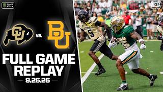 Information Colorado vs. Baylor Full Game Replay (9.26.26) | 2026 Monster Energy Big 12 Football News