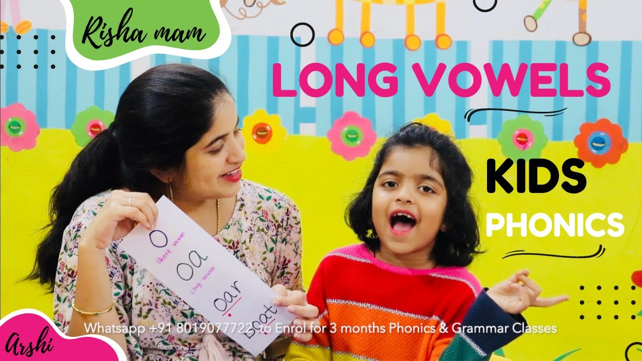 ⁣What are LONG VOWEL SOUNDS | How to teach (ai, ee, ie, oa, ue) | #longvowels #phonics  #jollyphonics