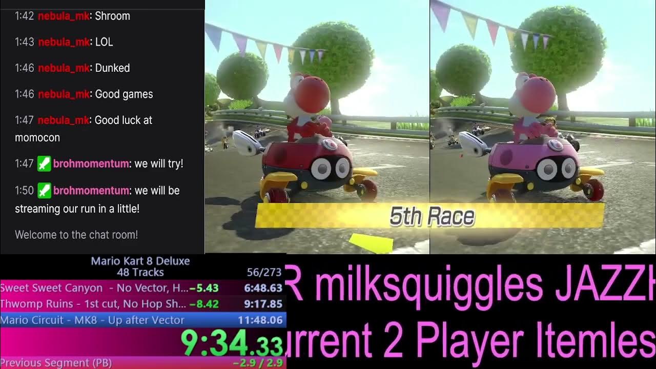 MEOW MEOW! MOMOCON TRAINING DAY 6 MARIO KART 8 DELUXE 2 PLAYER