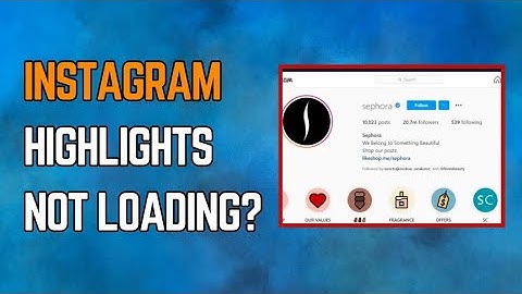 How to Fix Instagram Highlights Loading Problem (2025) | Instagram Highlights Not Opening