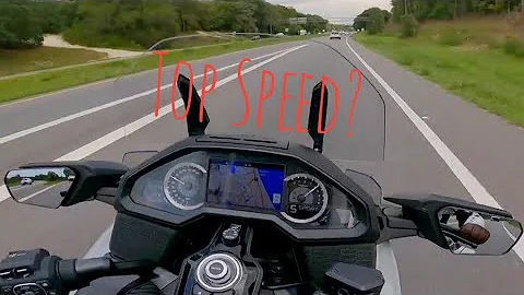 2021 Honda Goldwing DCT TOP SPEED RUN. How Fast Can it Go?