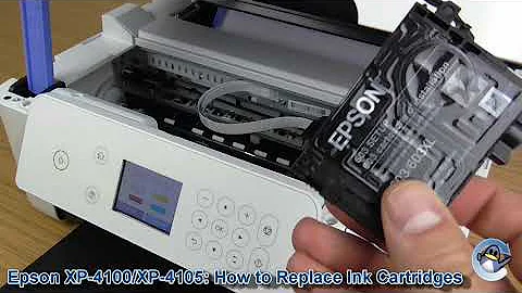 Epson XP4100/XP4105: How to Change/Replace Ink Cartridges