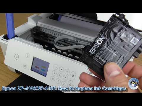 Epson XP4100/XP4105: How to Change/Replace Ink Cartridges 