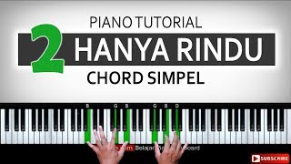 Part 2 - HANYA RINDU - Tutorial Mengiringi | Belajar Piano Keyboard