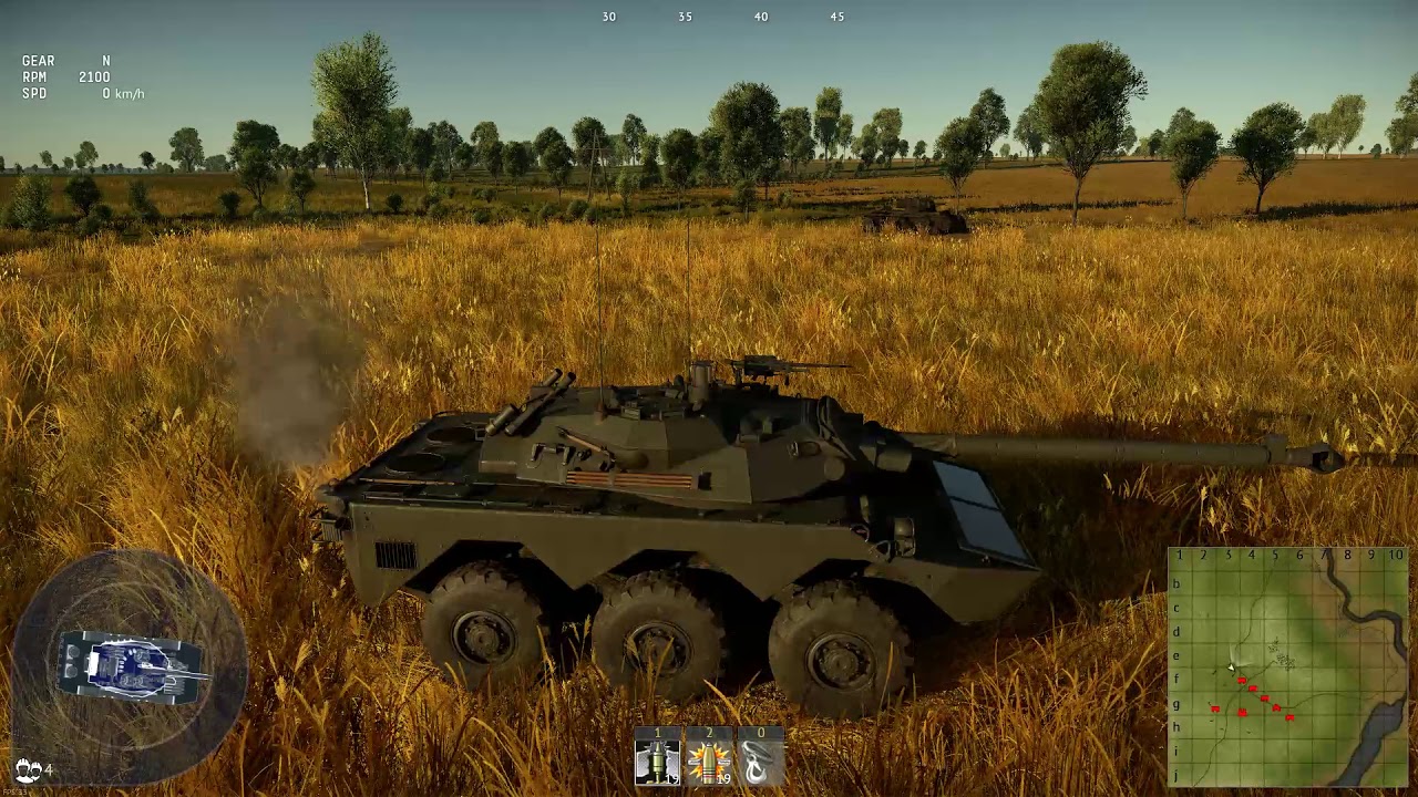 War Thunder — AMX10RC Suspension, Neutral Steering (Stock) YouTube