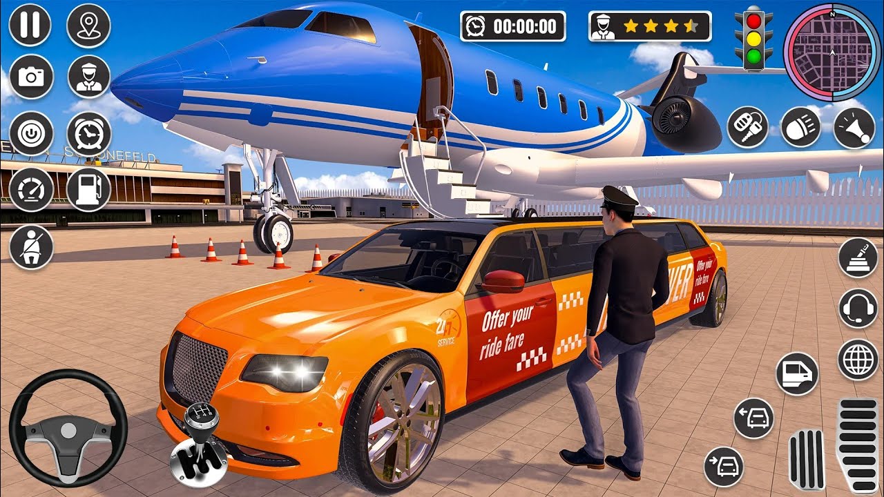 Limo Driving Crazy Taxi Games Offline android gameplay 