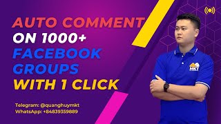 How to Auto Comment on 1000+ Facebook Groups with 1 Click | Facebook Bot 2025
