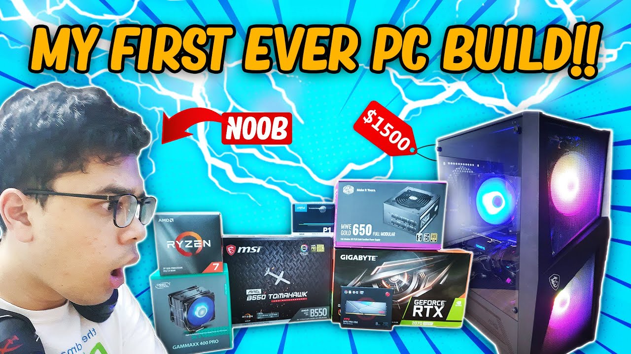 $1500 BUILDING MY FIRST EVER PC - RYZEN 7 3700X RTX 2070 SUPER (w/Benchmarks)