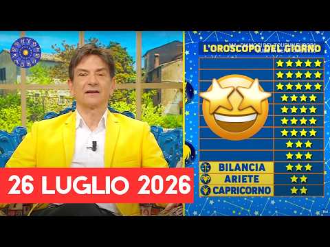 Video Oroscopo Paolo Fox Oggi Domenica 26 Luglio 2026: Classifica Completa e Segni Top