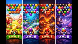 Candy Bubble Game | Level 5 - 8 #gamingcommunity #yt #gaming #likesharesubscribe #commentbelow screenshot 4