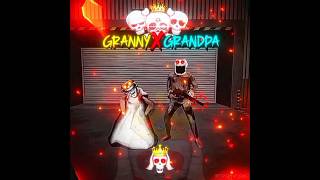 Free Fire X Granny And Grandpa 😱 #shorts #freefire