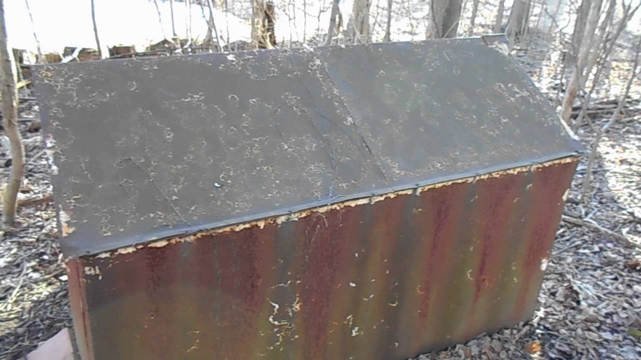 Rusted shed to painted shed YouTube