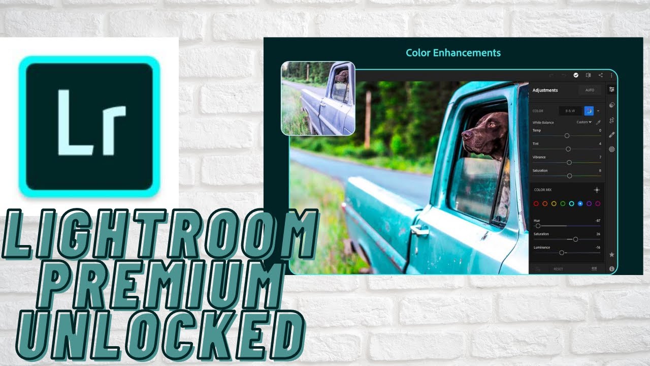 Lightroom premium unlocked apk برنامج لايت روم مفعل YouTube