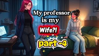 I Accidentally Married My Professor…Now We Share a Room Part-4🌷❤️‍🔥|| WlW lesbian stories #yuri #gl 