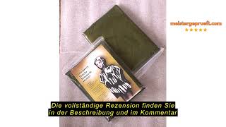 Produktbewertung Editbar 4 Stück Notfall-Survival-Poncho,Notfall Regenponcho,Rettungsdecke Biwaksack