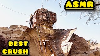 ASMR Rock Quarry CRUSHING Operations Primary Jaw Crusher In Action IMPACTR Crusher Working