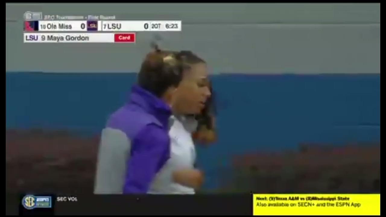LSU Women's Soccer 3 Ejections follows fight in field. YouTube