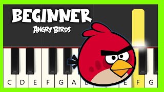 ANGRY BIRDS THEME - BEGINNER Piano Tutorial screenshot 4