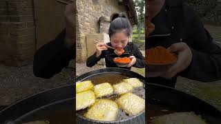 🔥 HOTPOT Chinese Food MUKBANG | Sizzling Broth &amp; ASMR Eating Sounds 🍲 #food #shorts #foodie