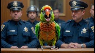 Crazy Parrot Roasts Cops In Courtroom Funniest Police Interrogation Ever Caught On Camera