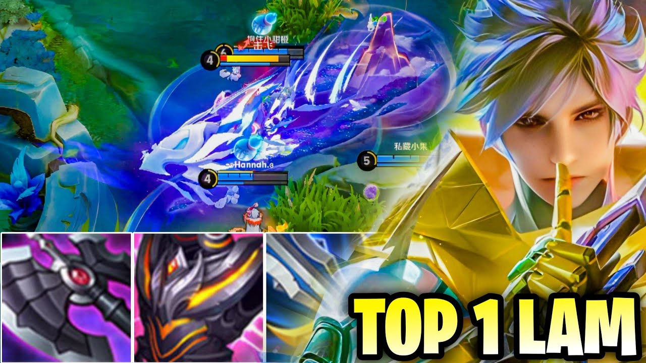 Lam's Ranks Honor of Kings Lam - Top 1 Lam in China Grandmaster Legends Rank - YouTube