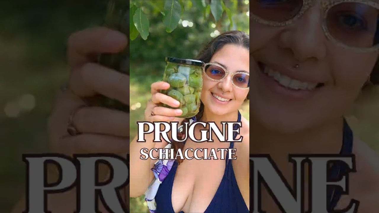 PRUGNE fermentate come le olive schiacciate salentine!