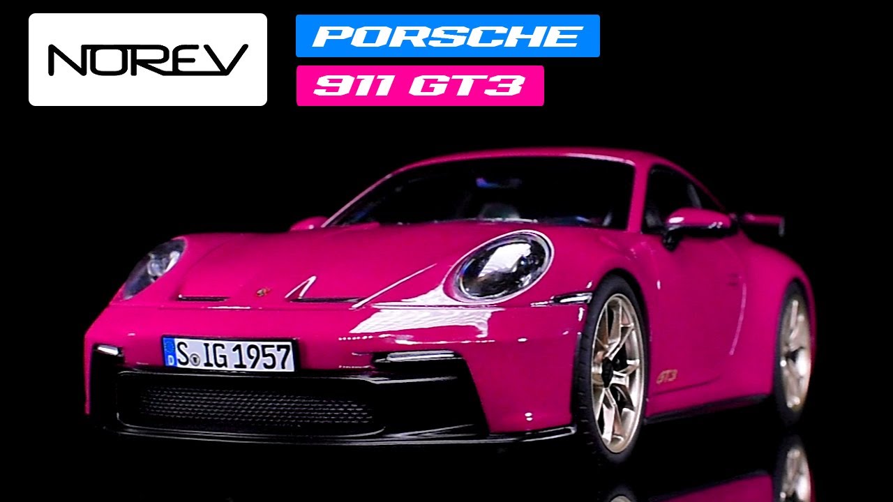 2021 Porsche 911 GT3 Ruby Star Neo 1/18 Diecast Model Car by Norev