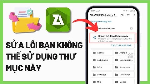 Cách Truy Cập Vào Data Và Obb Khi Bị Từ Chối Quyền Truy Cập Android 13-14 | Can