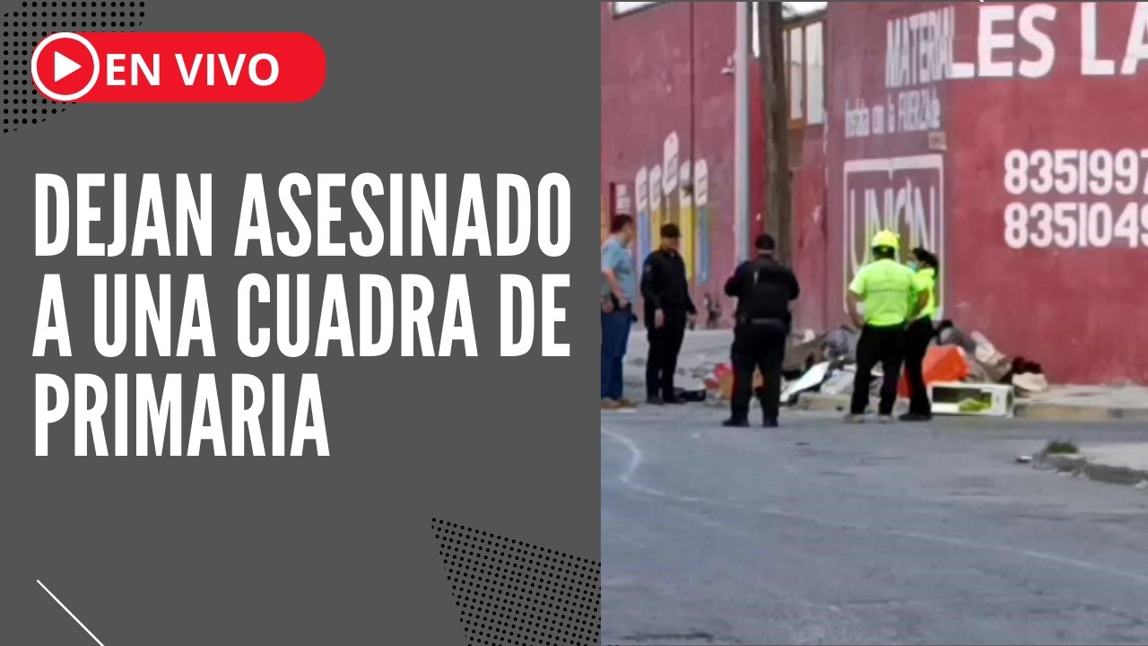 Dejan asesinado a una cuadra de primaria