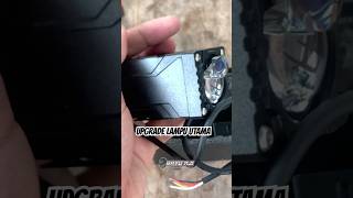 Upgarade lampu penerangan pada motor #vixion #sql #aes #foglamp