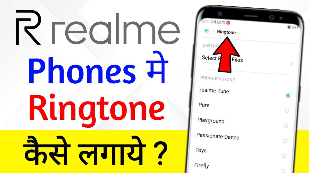 How to set ringtone in realme phones how to set custom ringtone in
