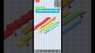 Famous Custom domino size are available in Domino stack builder. Wealth