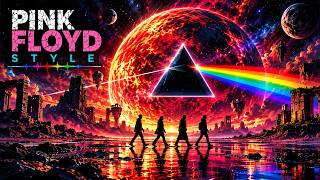 #27 Pink Floyd Style | Echoes Under a Distant Moon | Psychedelic Rock 🌙