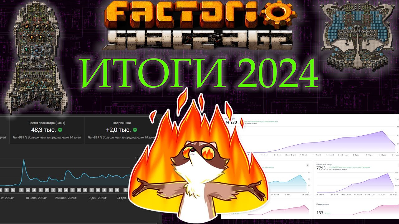 Factorio Space Age Итоги 2024 года - YouTube