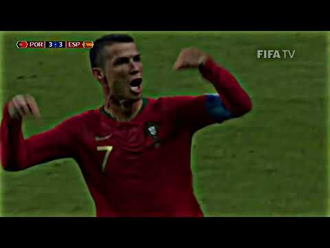 Ronaldo Free-Kick Vs Spain Free 4K Clip For Edits