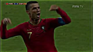 Ronaldo Free-Kick Vs Spain Free 4K Clip For Edits