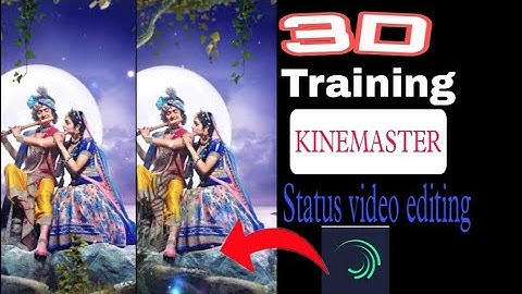 Training 3D Behind object Status editing |Alight motion 4k full screen video editing | Alight motion