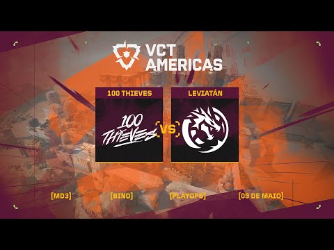 Leviatán Esports x 100 Thieves (Mapa 1: Bind) | VCT Americas
