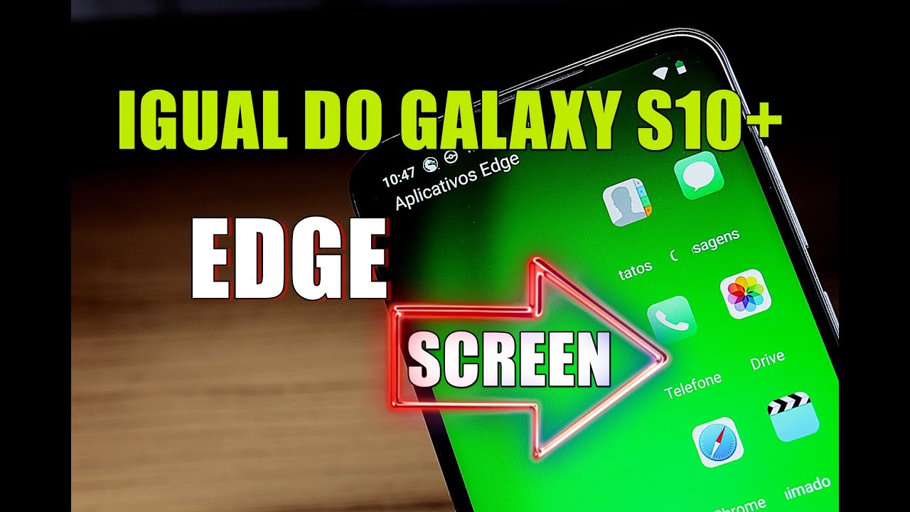 Em qualquer Celular! Com ter o Edge Screen igual ao do Galaxy S10+ no